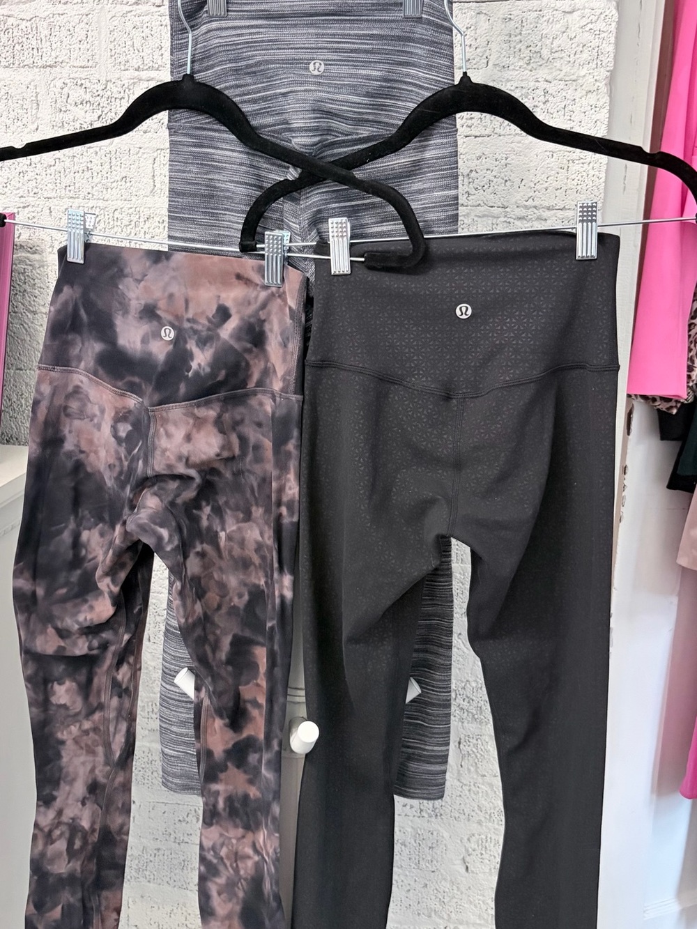 Lot of 3 pair of lululemon Women’s Leggings size 2
